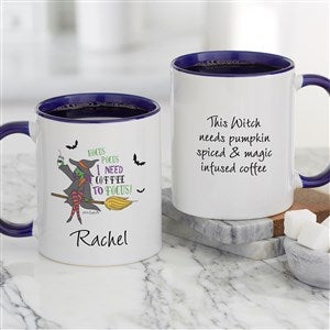 Hocus Pocus philoSophie's® Personalized Coffee Mug 11 oz.- Blue - 51795-BL