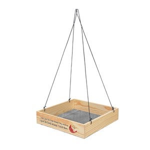 Wooden Cardinal Birdfeeder - 51930