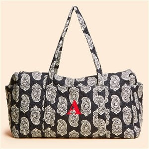 Vera Bradley Embroidered Iconic Paisley Original Duffel -Moonless Night - 52033