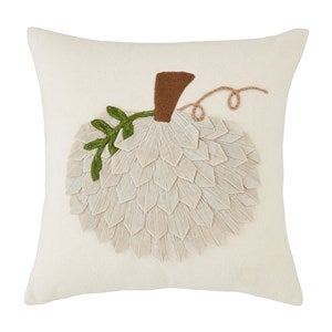 Square Velvet Pumpkin Pillow - 52229