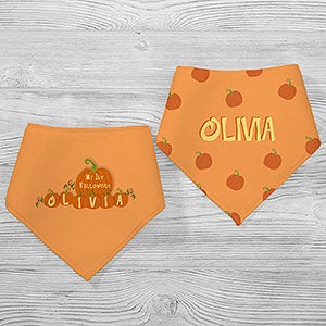 My 1st Halloween Personalized Bandana Bibs - 6133-BB