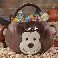 Monkey Personalized Halloween Treat Bag - 25042