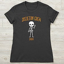 Skeleton Family Personalized Halloween Women's Shirts - 27706