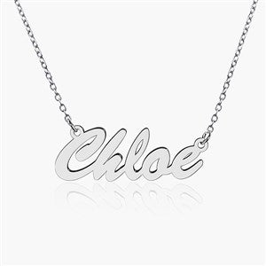 Personalized Name Necklace - Contemporary Script - 16555D