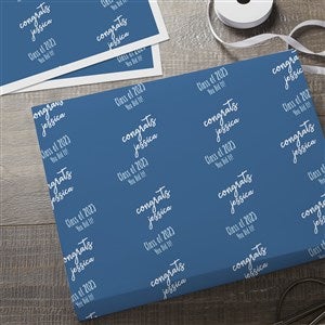 Icon Step & Repeat Personalized Wedding Wrapping Paper Roll