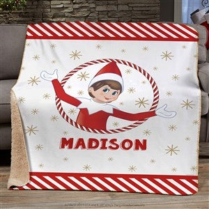 The Elf on the Shelf Candy Cane Personalized Toddler 8oz. Straw