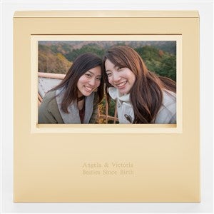 Engraved Friend Gold Uptown 4x6 Picture Frame