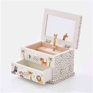 Engraved Safari Musical Jewelry Box   - 48476