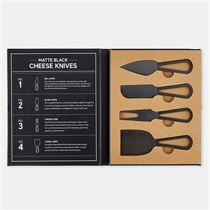 Matte Black Cheese Knives Set     - 48954