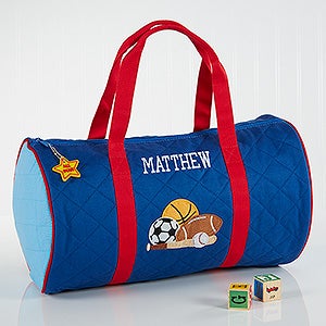 Kids personalized overnight sales bag