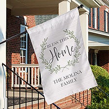 He Is Risen Personalized Easter House Flags - 30147