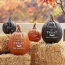 Spellbinding Stripes Personalized Pumpkins - 32037