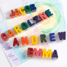 Personalized Crayons - Rainbow Name - 38398D