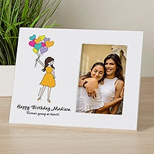 Birthday Balloons philoSophie's® Personalized Off-Set Picture Frame  - 38526