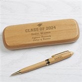 The Graduate Personalized Alderwood Pen Set  - 40479