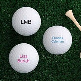 Personalized Top-Flite Golf Balls - Printed with Your Message - 4196