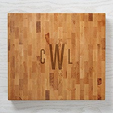 Engraved Anniversary Butcher Block Cutting Board - 42392