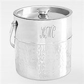 Engraved Hammered Metal Ice Bucket For Her - 42797
