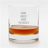 Luigi Bormioli Engraved Housewarming Whiskey Glass - 42937