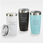 Write Your Own Engraved 20 oz. Stainless Steel Tumbler - 43264