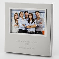 Engraved Office Silver Uptown 4x6 Picture Frame  - 43402