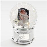 Engraved Baptism & First Communion &quot;Bless This Child&quot; Snow Globe - 43582