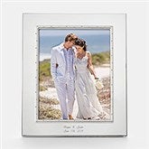 Engraved Lenox &quot;Devotion&quot; Wedding 8x10 Picture Frame - 44123