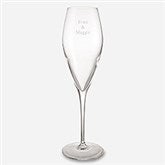 Engraved Luigi Bormioli Wedding Atelier Champagne Flute - 44272