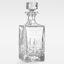 Engraved Pineapple III Cut Crystal Decanter    - 46037