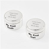 Engraved Beaded Tooth and Curl Keepsake Set    - 46076