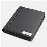 Engraved Leather Zipper Padfolio for Professionals - 46259