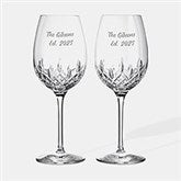 Engraved Lismore Essence Red Wine Glass Pair - 47113