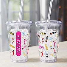 Barbie™ Heritage Collection Personalized 17 oz. Insulated Acrylic Tumbler  - 47383