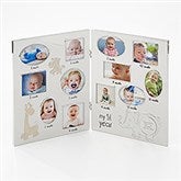 Engraved Baby Twelve Month Hinge Picture Frame  - 47702