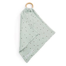 Embroidered Mini Blankie Polka Dot - 49017