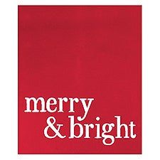 Merry & Bright Throw Blanket   - 49449