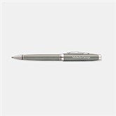 Engraved Cross Coventry Gunmetal Grey & Chrome Ballpoint Pen   - 49883