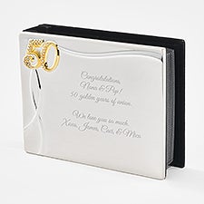 Engraved Golden 50th Anniversary Album   - 49933