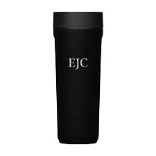 Engraved Corkcicle Monogram 17oz. Commuter Cup in Black Matte - 49938