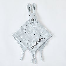 Embroidered Rabbit Polka Dot Lovey    - 50067