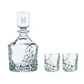 Etched Nachtmann Sculpture Whisky Set   - 50384