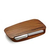 Engraved Nambé Blend Bread Board with Knife  - 50457