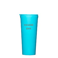 Engraved Corkcicle 24oz Large Tumbler in Capri Blue    - 50601