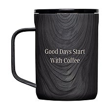 Engraved Corkcicle 16oz Insulated Mug in Burnt Wood   - 50613