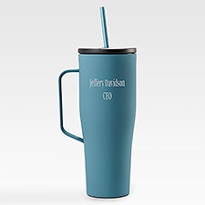 Engraved Corkcicle 30oz Cold Cup with Handle in Storm Teal      - 50758