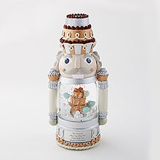  50986 - Engraved Nutcracker Dome Snow Globe with Light Skin Tone  - 50986