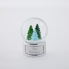 Engraved Tree Trio Mini Snow Globe  - 50996