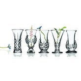 Godinger Dublin Crystal 5 Piece Bud Vase Set      - 51186