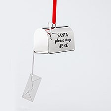 Engraved Letters to Santa Mailbox Ornament    - 51309