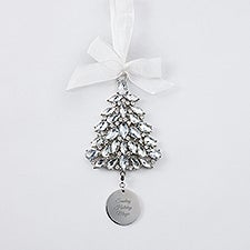 Engraved Jeweled Tree Ornament  - 51331